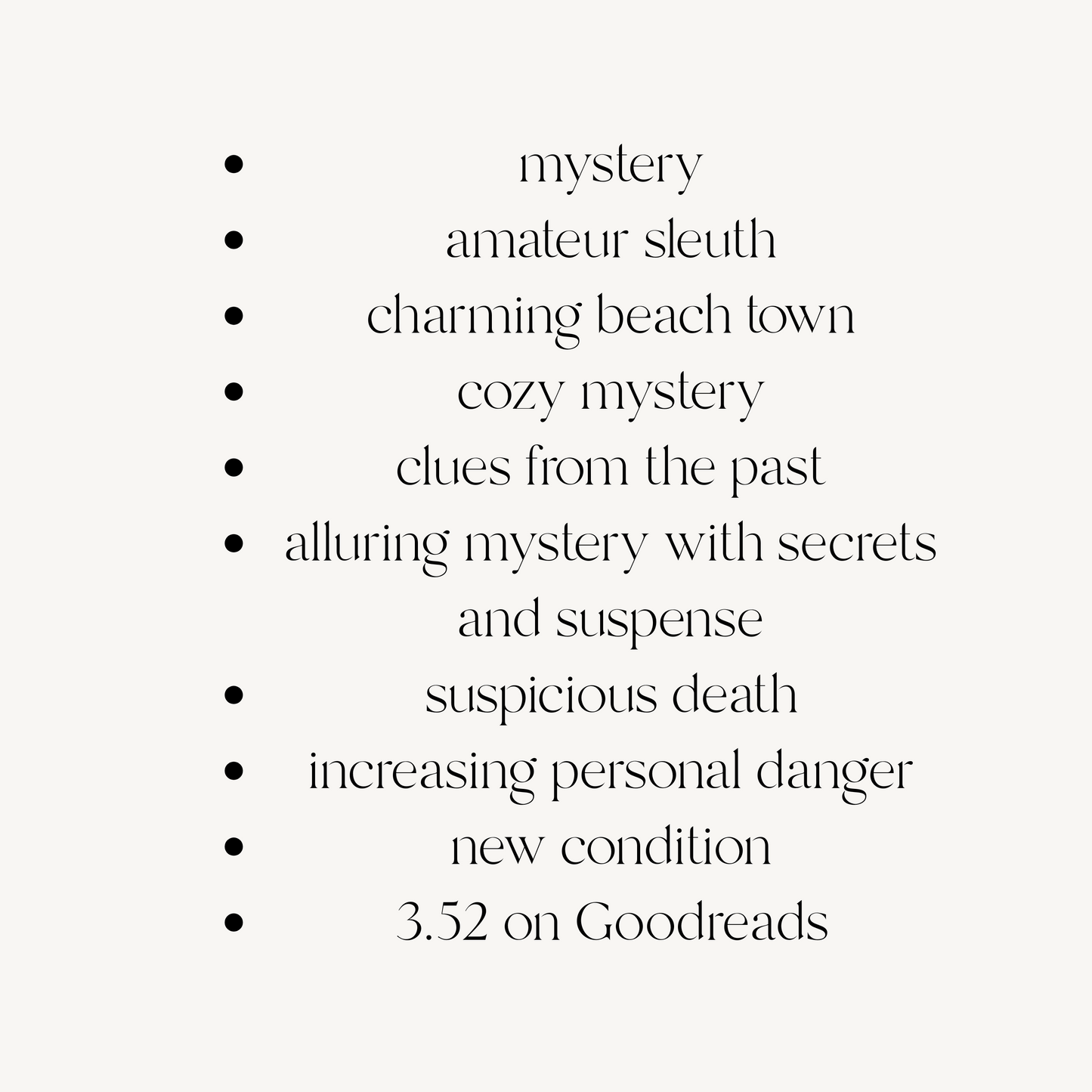 Blind Date with a Book - Mystery / Thriller / Horror Strawflower Creations