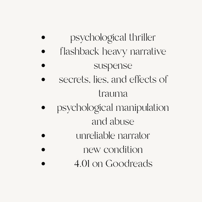 Blind Date with a Book - Mystery / Thriller / Horror Strawflower Creations